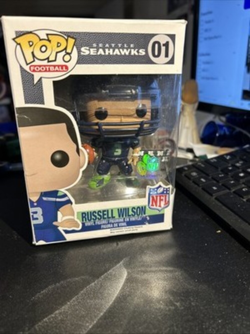 Funko POP! Sports NFL Richard Sherman #2 Vinyl Figure DAMAGED BOX SEE PICS